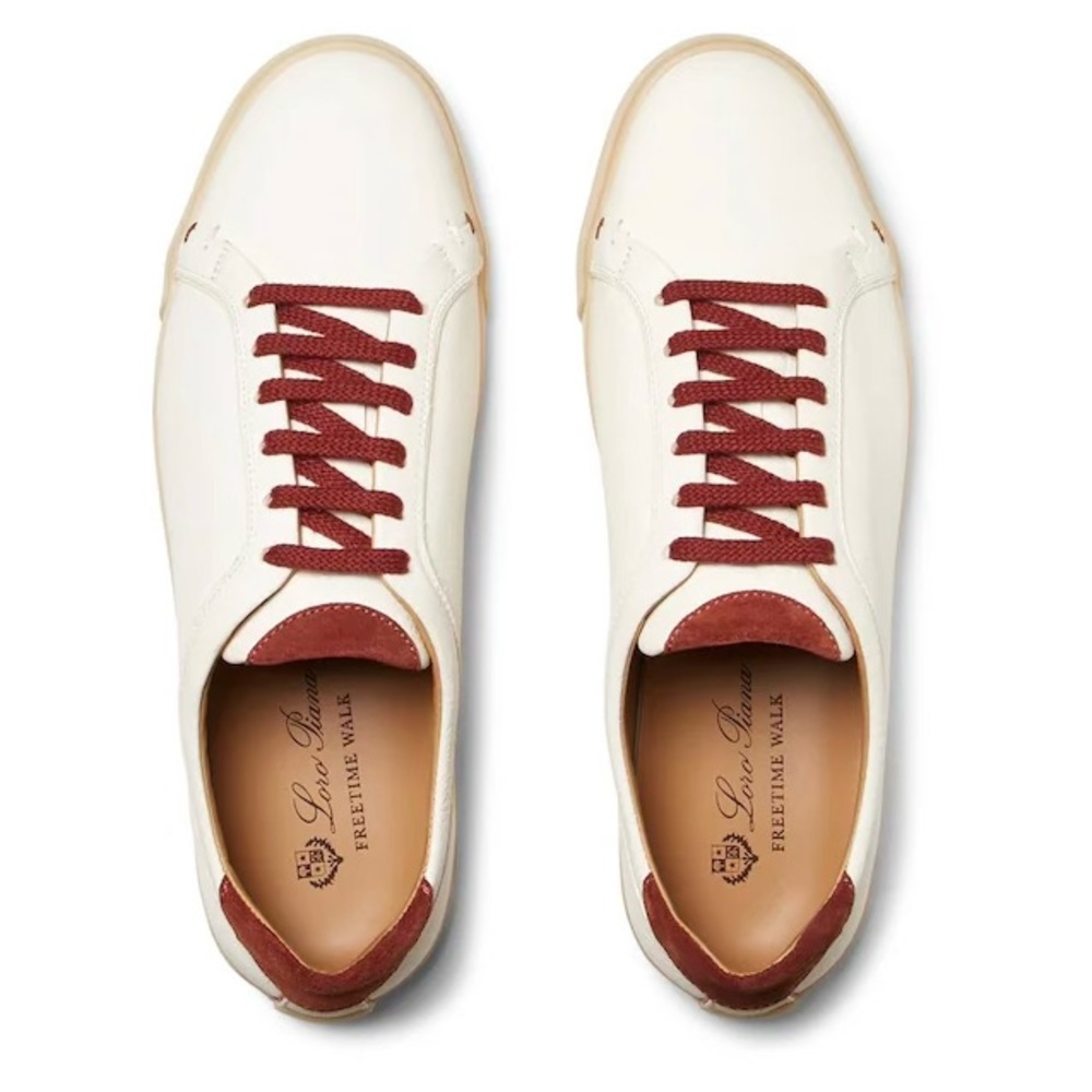 Loro Piana Freetime Walk Leather Sneakers